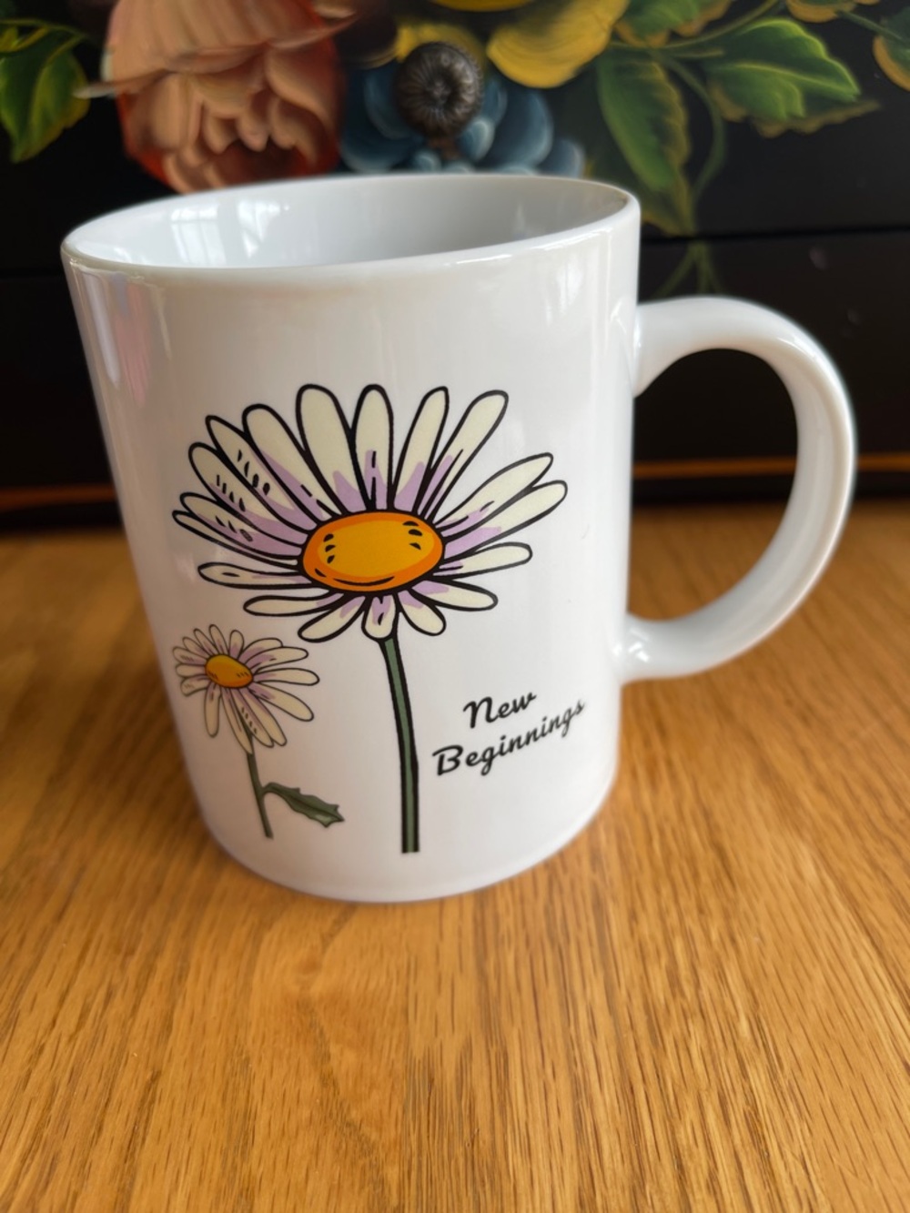 'New Beginnings' Daisy Ceramic Mug🌺